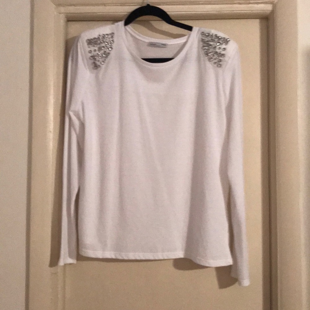 ZARA high end T-shirt with reinstones (L)